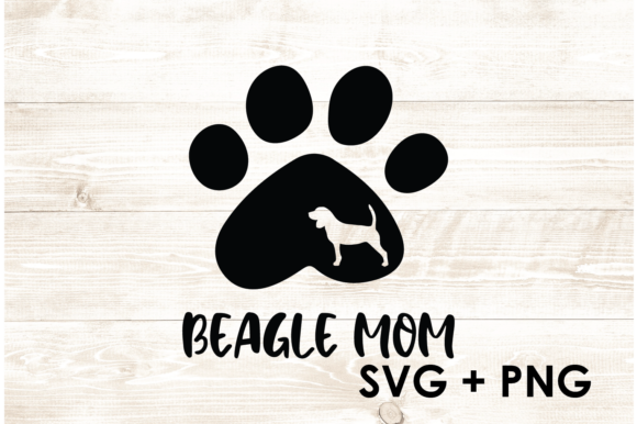 Beagle Mom Graphics for Crafts