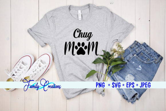 Chug Mom Graphics for Crafts & Branding
