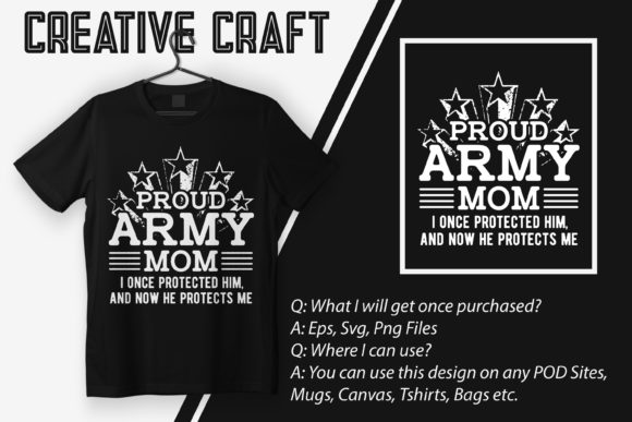 Proud Army Mom I Once Protected Graphics for Crafts