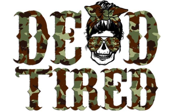 Review: Dead Tired Skull Mom with Camouflage Design