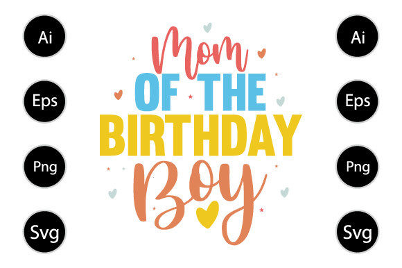 Reviewing Mom of the Birthday Boy Tee Design