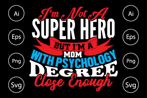 Super Hero Mom Graphics for Crafts Branding